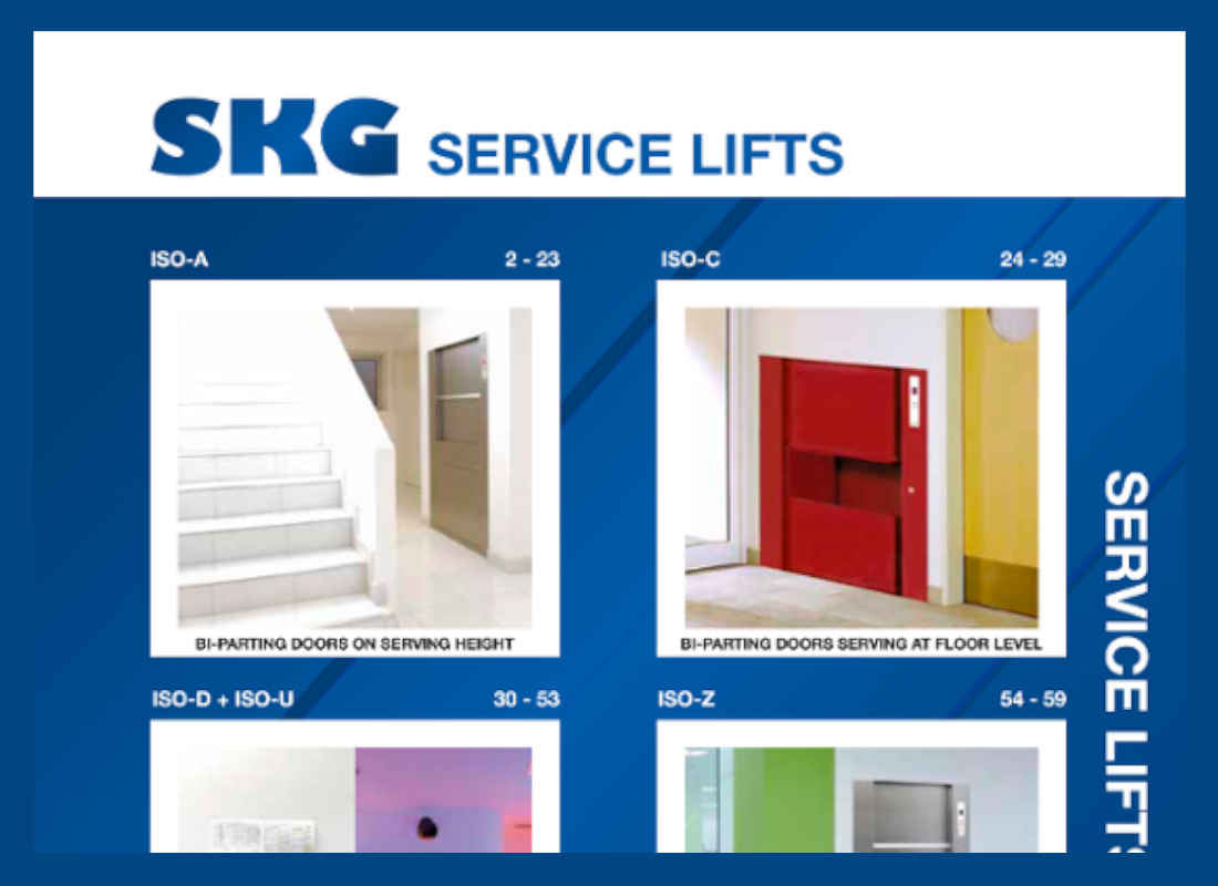 Прайс-лист на грузовые и малые грузовые лифты SKG