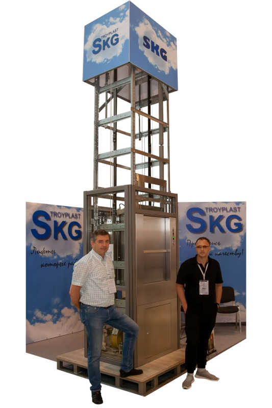 SKG ISO A лифты которые работают. Малые грузовые лифты Metallschneider